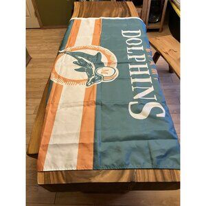 NFL Miami Dolphins 3" x 5" Retro Flag / Banner